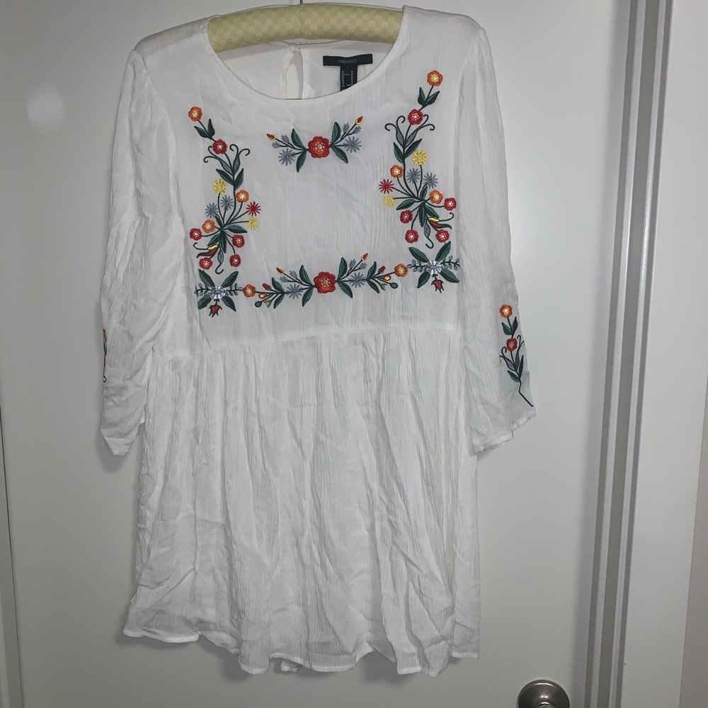 Beachy Embroidered Dress